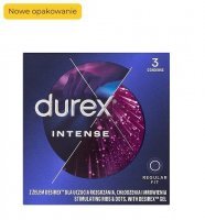 Durex, prezerwatywy lateksowe Intense, 3 sztuki