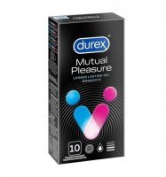 Durex, prezerwatywy lateksowe Mutual Pleasure, z lubrykantem, 10 sztuk