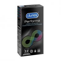 Durex, prezerwatywy lateksowe Performa, 12 sztuk