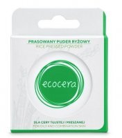 EcoCera, puder prasowany ryżowy, cera mieszana, 10g