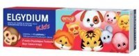 Elgydium Emoji Kids, pasta do zębów, dla dzieci w wieku 3-6 lat, smak odświeżająca truskawka, 50ml