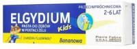 Elgydium Kids, pasta do zębów, dla dzieci w wieku 2-6 lat, smak bananowy, 50ml