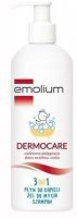 Emolium Dermocare, 3w1, płyn do kąpieli, żel do mycia, szampon, po 1 miesiącu życia, 400ml