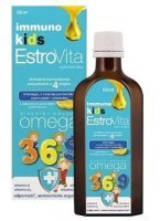 EstroVita Immuno Kids, płyn dla dzieci od 3 roku życia, smak cytrynowy, 150ml