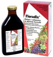 Floradix, żelazo i witaminy, płyn, 500ml