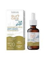 Flos-Lek Laboratorium, Sun Care Derma Sun Drops, multifunkcyjne serum Anti-Aging SPF20, 30ml