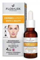 Flos-Lek Pharma, Dermoexpert, White & Beauty, rozjaśniający peeling kwasowy na noc, 30ml