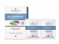 Flos-Lek Pharma, Ocu Hygiene, chusteczki do higieny skóry powiek, 10 sztuk