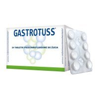 Gastrotuss, tabletki przeciwrefluksowe, 24 tabletki do żucia