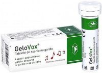 GeloVox, tabletki do ssania na gardło, smak wiśniowo-mentolowy, 10 tabletek