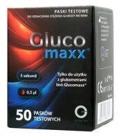 Glucomaxx, test paskowy do glukometru, 50 sztuk