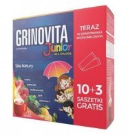 Grinovita Junior, proszek, od 3 roku życia, 10+3 saszetek