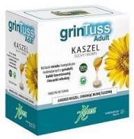 GrinTuss Adult, kaszel suchy i mokry, 20 tabletek do ssania