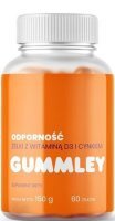 Gummley Odporność, żelki z witaminą D3 i cynkiem, smak pomarańczowy, 60 sztuk
