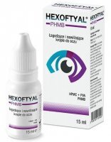 Hexoftyal PHMB, łagodzące i nawilżające krople do oczu, 15ml