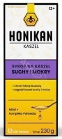 Honikan Kaszel, syrop na kaszel suchy i mokry, dla dorosłych i dzieci powyżej 12 lat, 230g