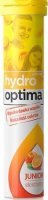 HydroOptima Junior, elektrolity, dla dzieci powyżej 3 roku życia, smak pomarańczowy, 20 tabletek musujących