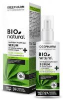 Ideepharm Bio Natural, nawilżająco-wygładzające serum do włosów, z olejem z konopii, spray, 200ml