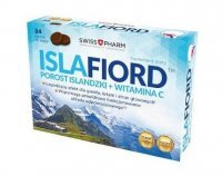 IslaFiord, porost islandzki i witamina C, 24 pastylki do ssania