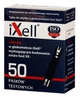 iXell, test paskowy do glukometru, 50 sztuk