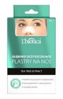 L'Biotica, plastry na nos głęboko oczyszczające, z ekstraktem z drzewa herbacianego, 3 sztuki
