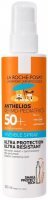 La Roche-Posay Anthelios Dermo-Pediatrics, spray ochronny do twarzy i ciała SPF50+, dla dzieci, 200ml