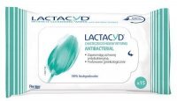 Lactacyd Antibacterial, chusteczki do higieny intymnej, 15 sztuk