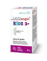 Lactoangin Kids, spray, smak czarnej porzeczki, dla dzieci po trzecim roku życia, 30g