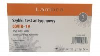 Lambra, szybki test antygenowy COVID-19, płyn ustny, ślina, 1 sztuka