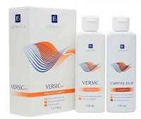Lefrosch, Versic Set, Versic, emulsja przeciwgrzybiczo – złuszczająca, 110ml + Capitis Duo, szampon, 110ml