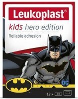 Leukoplast Kids, Hero Edition, plaster z opatrunkiem, 2 rozmiary, 12 sztuk