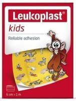 Leukoplast Kids, plaster z opatrunkiem, 6cm x 1m, 1 sztuka