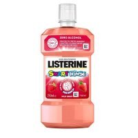 Listerine Smart Rinse, płyn do płukania jamy ustnej dla dzieci od 6 roku życia, łagodnie owocowy, 250ml
