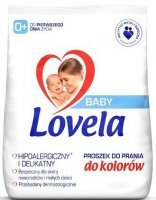 Lovela Baby, hipoalergiczny proszek do prania, dla dzieci od urodzenia, do kolorów, 1,3kg