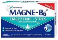 Magne-B6 Zmęczenie i Stres, Magnez i Ashwagandha, 30 tabletek