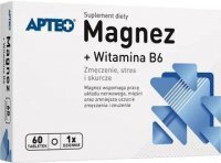 Magnez + witamina B6, Apteo, 60 tabletek
