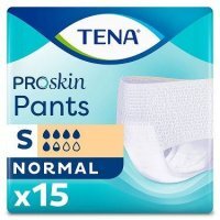 Majtki chłonne Tena Pants ProSkin Normal, rozmiar S, chłonność 5,5/8, 15 sztuk
