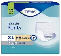 Majtki chłonne Tena Pants ProSkin Normal, rozmiar XL, chłonność 5,5/8, 15 sztuk