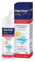 Marimer Baby, hipertoniczny roztwór wody morskiej, od 1 dnia życia, spray do nosa, 100ml