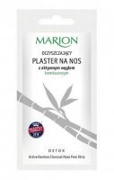 Marion Detox, oczyszczający plaster na nos, z aktywnym węglem bambusowym, 1 sztuka