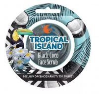 Marion Tropical Island, peeling drobnoziarnisty do twarzy, Black Coco, 8g