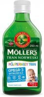 Mollers Mój Pierwszy Tran Norweski, płyn, po 4 tygodniu życia, 250ml