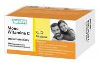 Mono witamina C 200mg, 50 tabletek