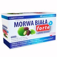 Morwa Biała Plus Forte, 60 tabletek