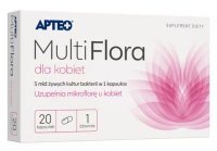 Multi Flora dla kobiet, Apteo, 20 kapsułek