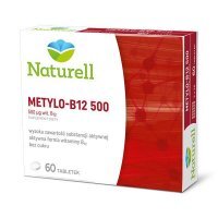Naturell, Metylo-B12 500, 60 tabletek