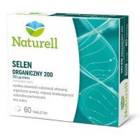 Naturell, Selen organiczny 200, 60 tabletek
