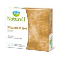 Naturell, Witamina K2 MK-7, 60 tabletek do ssania