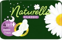 Naturella Classic Night, podpaski ze skrzydełkami, z rumiankiem, 7 sztuk