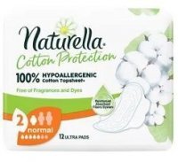 Naturella Cotton Protection Normal, podpaski ze skrzydełkami, 12 sztuk